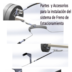 Kit de Freno de Mano para Trailers con Cable de Emergencia