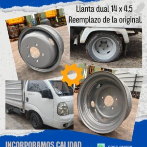 Llanta dual para KIA K2500 KIA 2700 14×4.5